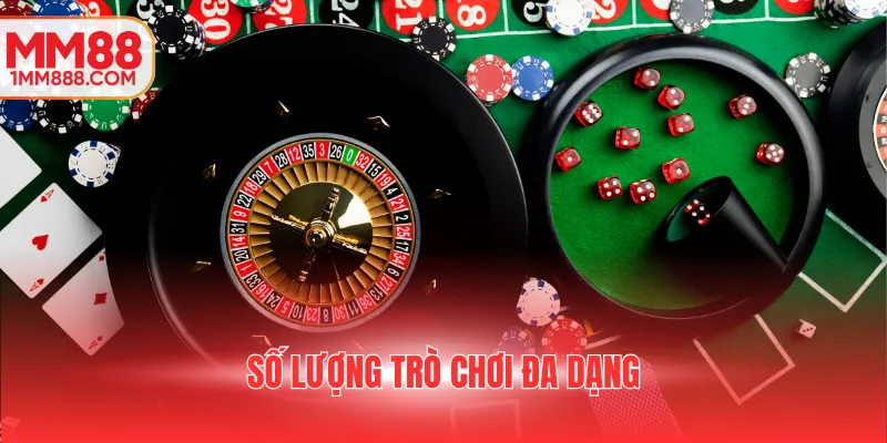 Số lượng trò chơi đa dạng